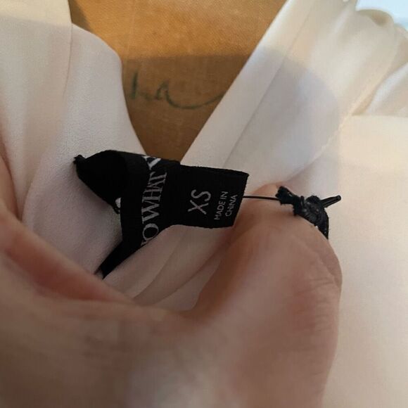 WHO WHAT WEAR | white sleeveless blouse XS NWT - Picture 6 of 7